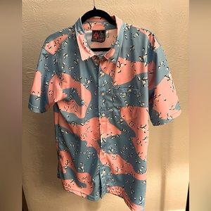 OAF Nation Chocolate Chip Nostalgia Button Up - Large